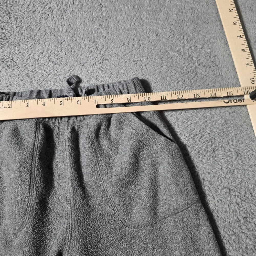 OshKosh B'gosh Kids Size 8 Fleece Pants Gray Elastic Waist Patch Pockets Casual